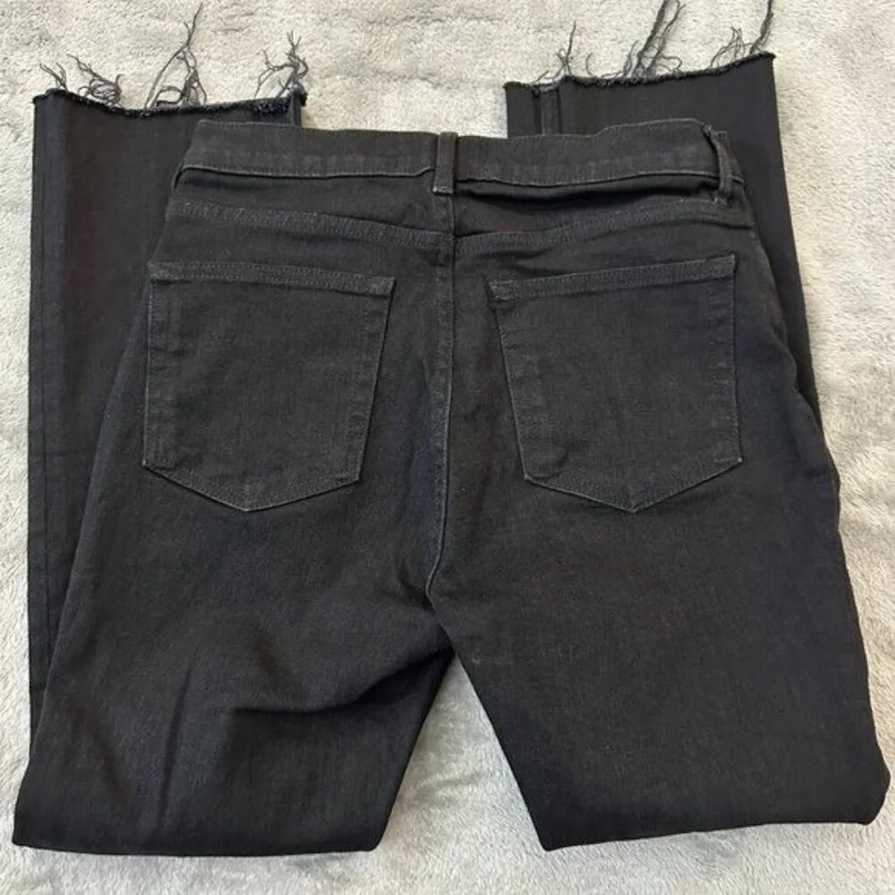 Everlane Black Jeans Crop Straight Boot Women's size 27 4 High Rise